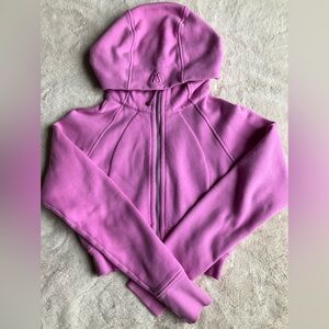 Lululemon Cropped Pink Scuba